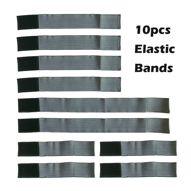 newvisage Adjustable EMS Electrode Pad Fixing Strap 10pcs Elastic Band for Electro Muscle Stimulator TENS Body Slimming Machine