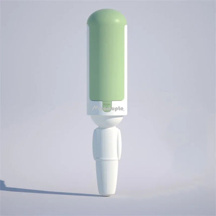 macroupta Pet Hair Remover Clothes Electrostatic Multi-purpose Brush Cat Dog Hair Sticker Roller Sticker Self-cleaning Lint Hair Remover - Green