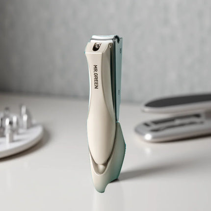 MR.GREEN Nail Clippers Stainless Steel Anti Splash Fingernail Cutter Manicure Tools Bionics Design Nail Trimmer Pedicure Scissor