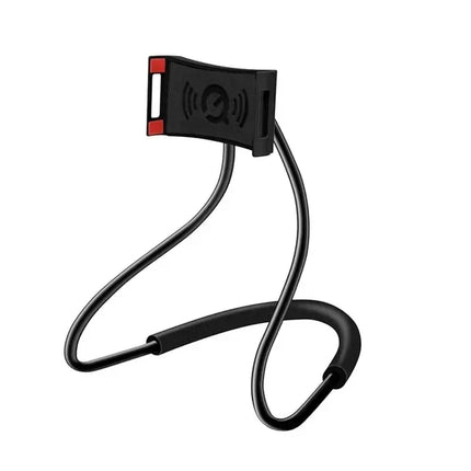 Chapter Seven New Lazy Neck Mobile Phone Holder For IPhone Huawei Xiaomi Flexible Neck Lazy Necklace Tablet Holder Stand For Cellphone Tablets - Black