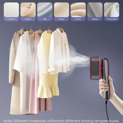 CENRR Portable Steamer Iron Steam Hanging Iron Professional Handheld 1200W Household Heating Portable Garment Steamer Clothing Surface - Purple