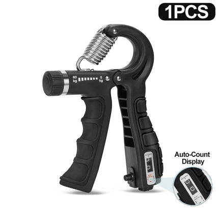 YIXTY 5-60Kg Adjustable Heavy Hand Gripper Fitness Hand Exerciser Grip Wrist Training Finger Gripper Hand Strengthener for Patient - 1PCS-Hand Gripper