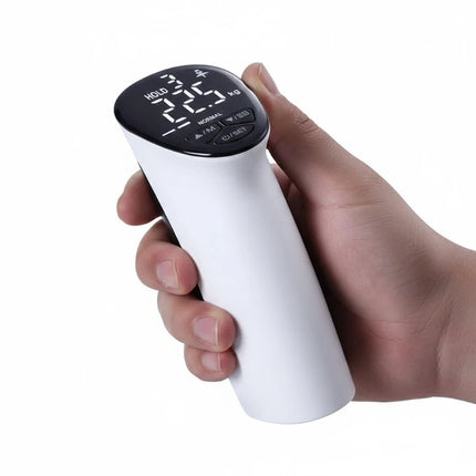 MIHJUSFDH Digital Hand Dynamometer Electronic Grip Strength Meter Auto Capturing LED Display Accurate Portable for Grip Strength - White