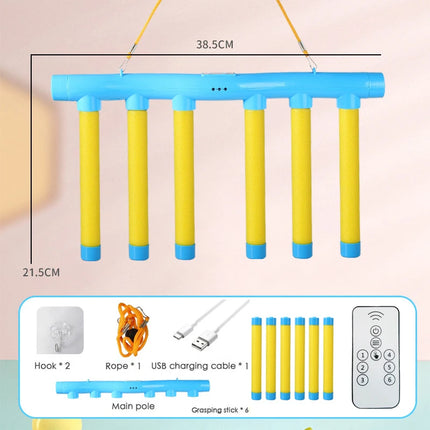 JIMITU Challenge Falling Sticks Game Kids Stick Catching Toy Training Reaction Ability Educational Parent-Child Interactive Toy Sports - With controler