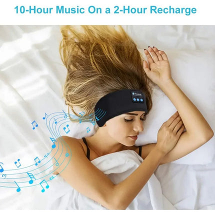 branches Sleep Mask Bluetooth Sleeping Headphones Headband Thin Soft Elastic Comfortable Wireless Music Headset Eye Mask For Side Sleeper - Grey