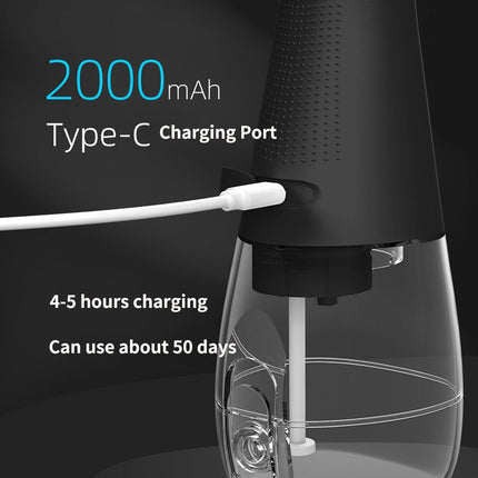 Portable Oral Irrigator Dental Water Flosser Rechargeable Dental Water