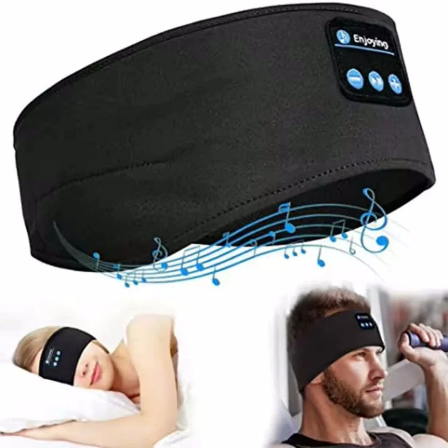 branches Sleep Mask Bluetooth Sleeping Headphones Headband Thin Soft Elastic Comfortable Wireless Music Headset Eye Mask For Side Sleeper - Grey