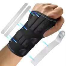 okerqi 1Pcs Adjustable Wristband Wrist Support Wrist Brace Sport Left Right Hand Wrist Support for Fitness, Weightlifting & Pain Relief - Left Hand - Size: M
