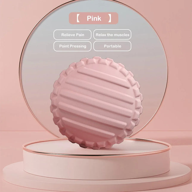 SZYDD Deep Massage Fascia Ball Relax Shoulders Neck Relieve Stress Yoga Massage Ball Compact Portable Fitness Release Ball Fitness - Pink