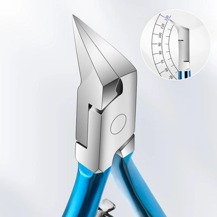 FERYES Stainless Steel Toenail Clipper Straight Blade for Ingrown & Thick Nails Sharp Pointed Tip Ingrown Nail Clipper Manicure Tools -  A-Silver