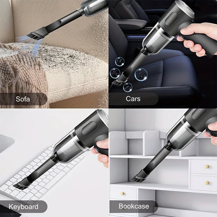 XMSJ 690000Pa Wireless Car Vacuum 2 Hours Quick Charge Wet Dry Dual-use Cleaner Cordless Handheld High-power Vacuum Cleaner