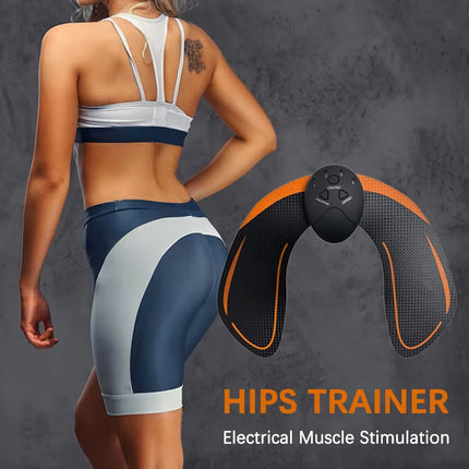 FEMVY EMS Electrical Muscle Stimulator Fitness Lifting Buttock Abdomen Arms Legs Hip Trainer Toner Weight Loss Body Slimming Massager - Abdomen Arms Hip