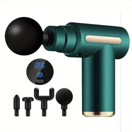 MYMM Mini Muscle Massage Gun Protable Body Massager Deep Handheld Percussion Massager For Body Back And Neck Leg