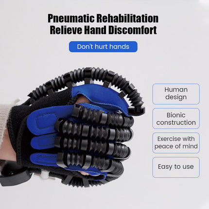 SK22 Rehabilitation Robot Gloves Stroke Hemiplegia Cerebral Infarction Training Device Finger Exerciser Hand Function Recove - left right hand - L