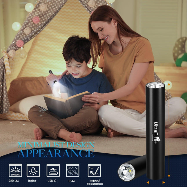 Ultrafire Uf-D221 Edc Flashlight - 220Lm