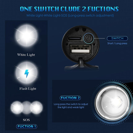 Ultrafire Uf-D222 Edc Flashlight - 200Lm