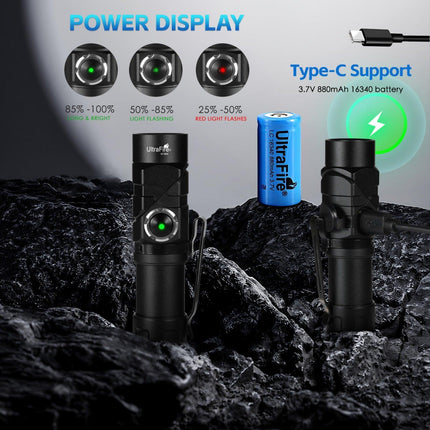 Ultrafire Uf-D244 Edc Flashlight - 500Lm