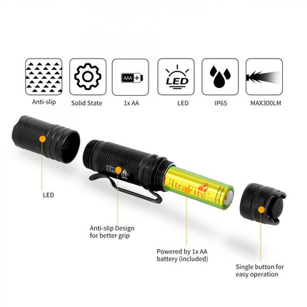 Ultrafire Uf01 Aa Flashlight - 500Lm