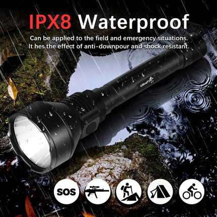Ultrafire V7 Heavy-Duty Flashlight - 2300Lm
