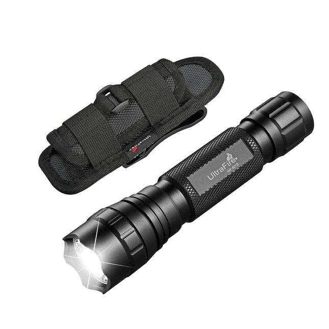 Ultrafire Wf-501B Tactical Flashlight With Holster - 1000Lm