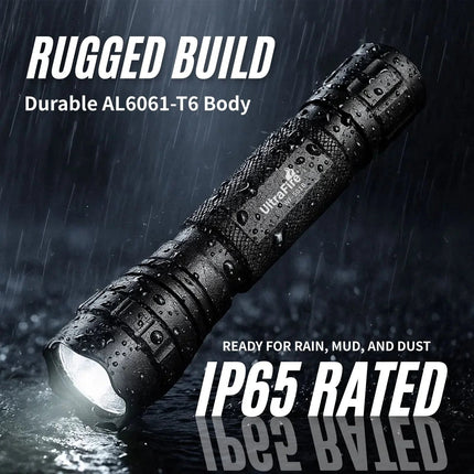 Ultrafire Wf-501B Tactical Flashlight With Holster - 1000Lm