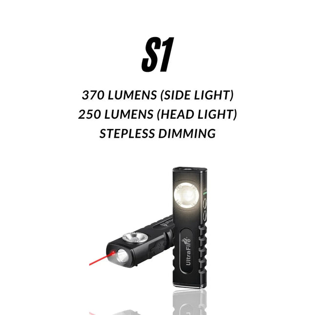 Ultrafire S1 Mr.Clutch Edc Flashlight - 370Lm