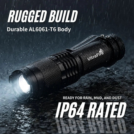 Ultrafire Sk98 Edc Flashlight 5-Pack - 600Lm