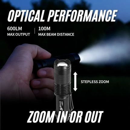 Ultrafire Sk98 Edc Flashlight 5-Pack - 600Lm