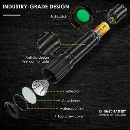 Ultrafire Uf-1104 Tactical Led Flashlight - 1000Lm