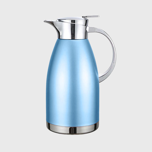 Soga 1.8L Blue Color 3-Layer Vacuum Insulated Stainless Steel Flask Ideal for Home and Office