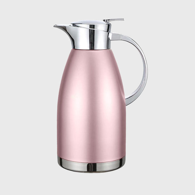Soga 1.8L Rose Color 3-Layer Vacuum Insulated Stainless Steel Flask Ideal for Home and Office