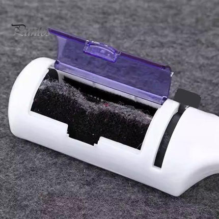 Electrostatic Mini Dryer Clothes Cleaning Brush Fur Remover Self-Cleaning Brush for women men Pet Hair Remove Dog Cat Fur Remover mini dryer cloth for home office travel