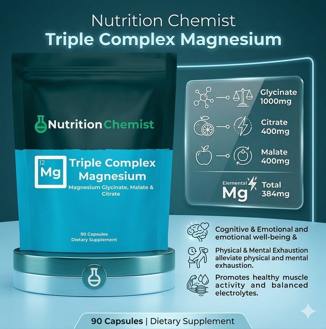 Magnesium Glycinate 3-in-1 Complex
