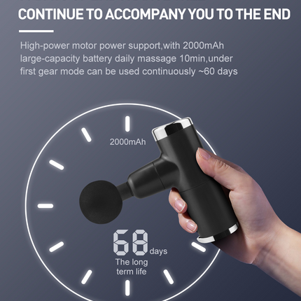 Mini Muscle Massage Gun Body Tissue Massager Fascia Gun
