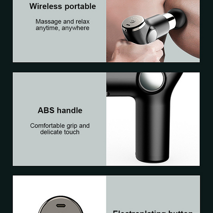 Portable Fascia Gun Muscle Meridian Relaxation Tissue Massager