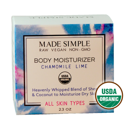 MOISTURIZER - Chamomile Lime - Certified Organic & Vegan