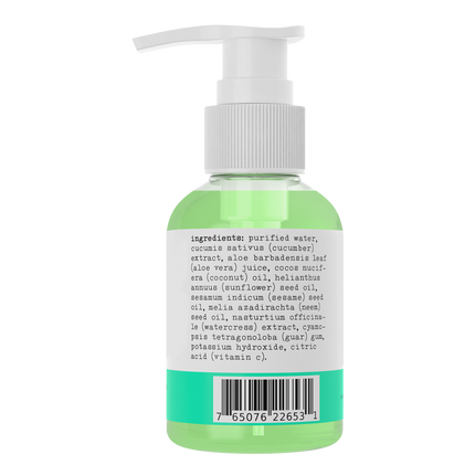 Sapo Cucumber Face Cleanser - Hydrating Gel Wash with Aloe + Neem for