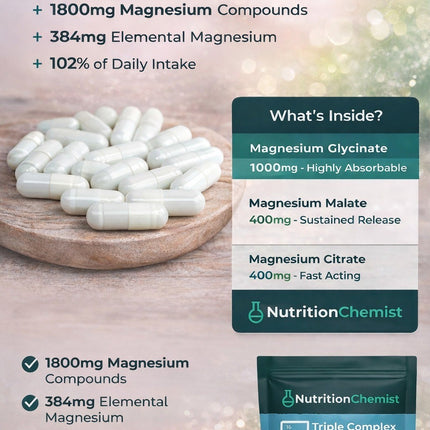 Magnesium Glycinate 3-in-1 Complex