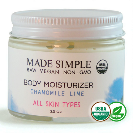 MOISTURIZER - Chamomile Lime - Certified Organic & Vegan