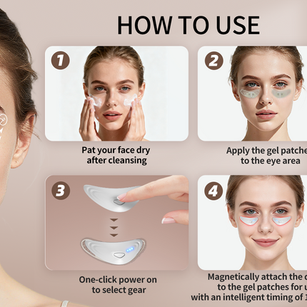 Massage Eye Beauty Device Remove Eye Wrinkles Bags Dark Circle
