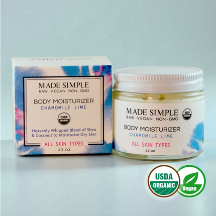 MOISTURIZER - Chamomile Lime - Certified Organic & Vegan