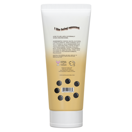 Sapo Boba Milk Tea Body Lotion, Fast Absorbing Hydrating Moisturizer
