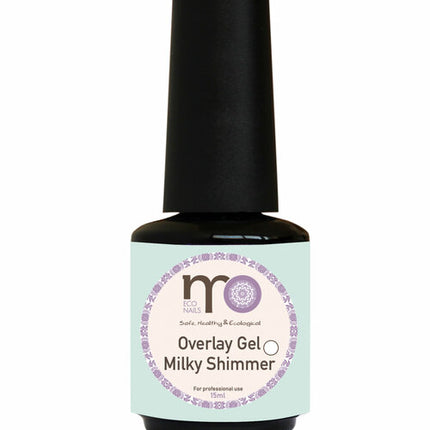 Nail Gel Base - Overlay Milky Shimmer 15ml