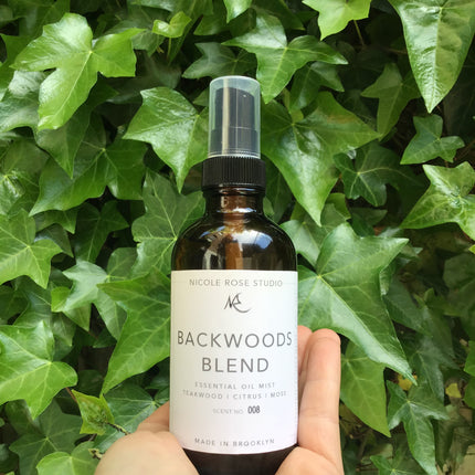 Backwoods Blend Organic Essential Oil Disinfectant Spray