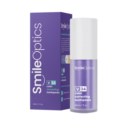 SMILE OPTICS v34 Purple Color Correcting Toothpaste