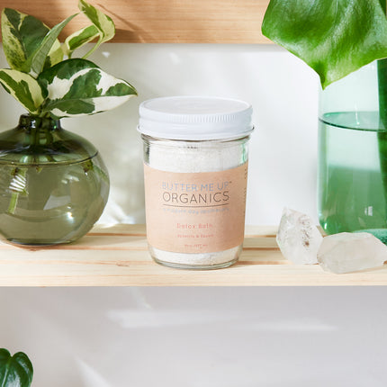Detox bath epsom salt clay essential oil soak