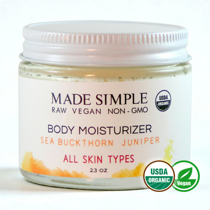 MOISTURIZER - Sea Buckthorn - Certified Organic & Vegan