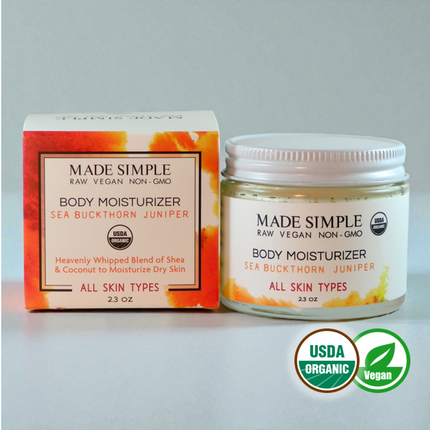 MOISTURIZER - Sea Buckthorn - Certified Organic & Vegan