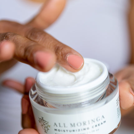All Natural Moringa Face Cream – Lightweight Moisturizer for Sensitive