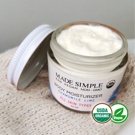 MOISTURIZER - Chamomile Lime - Certified Organic & Vegan